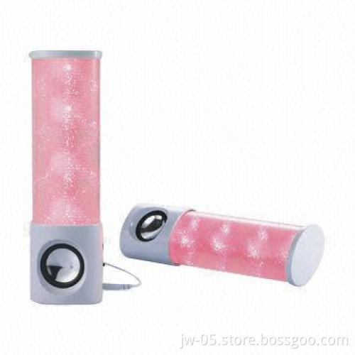 USB Portable Speaker with Colorful Flashlight, Ideal for Gifts and Promotional Items
